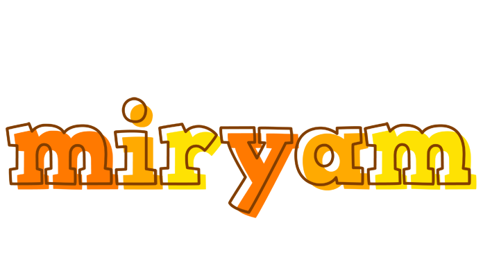 Miryam desert logo