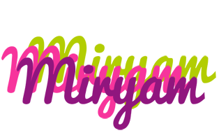 Miryam flowers logo