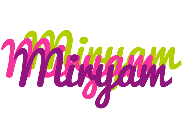 Miryam flowers logo