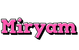 Miryam girlish logo