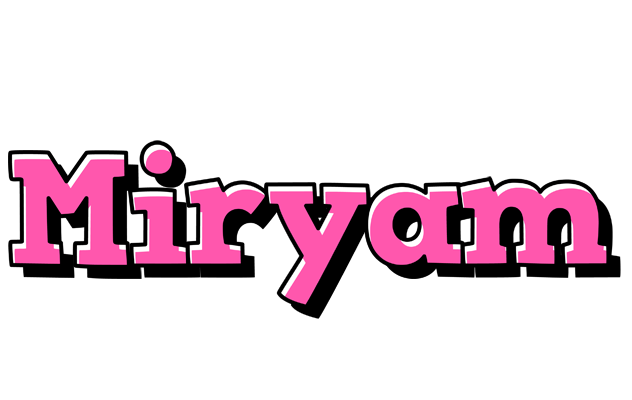 Miryam girlish logo