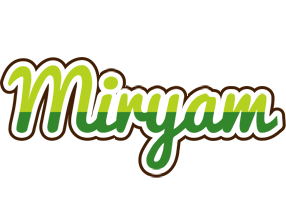 Miryam golfing logo