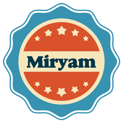 Miryam labels logo