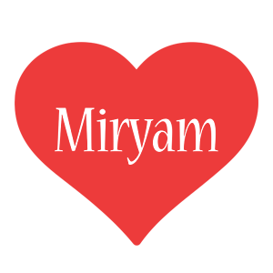 Miryam love logo