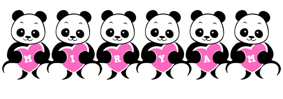 Miryam love-panda logo