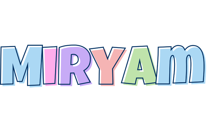 Miryam pastel logo