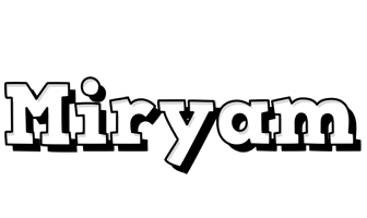 Miryam snowing logo