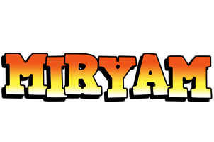 Miryam sunset logo