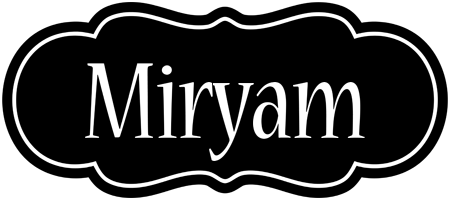 Miryam welcome logo