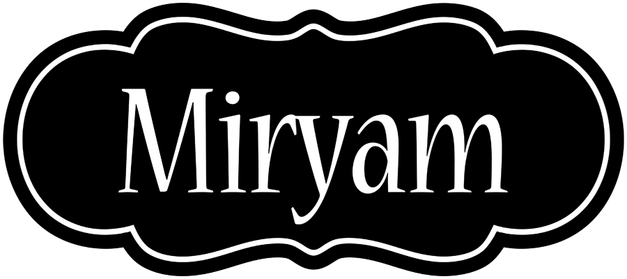 Miryam welcome logo