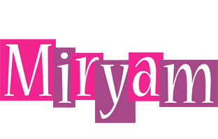 Miryam whine logo