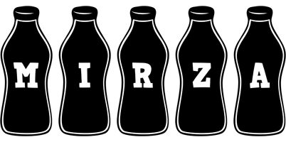 Mirza bottle logo