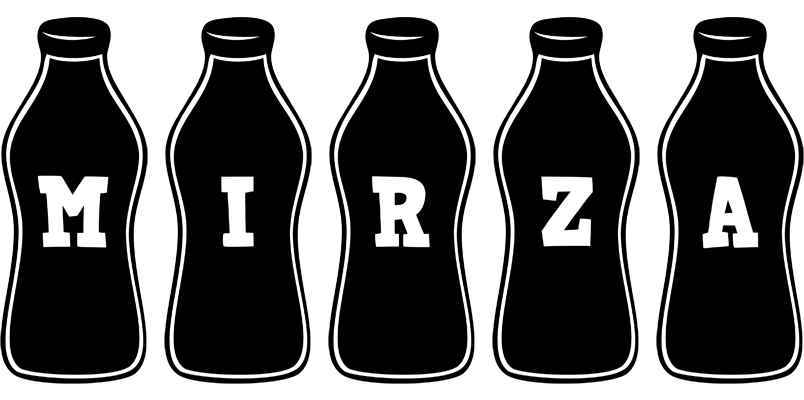 Mirza bottle logo