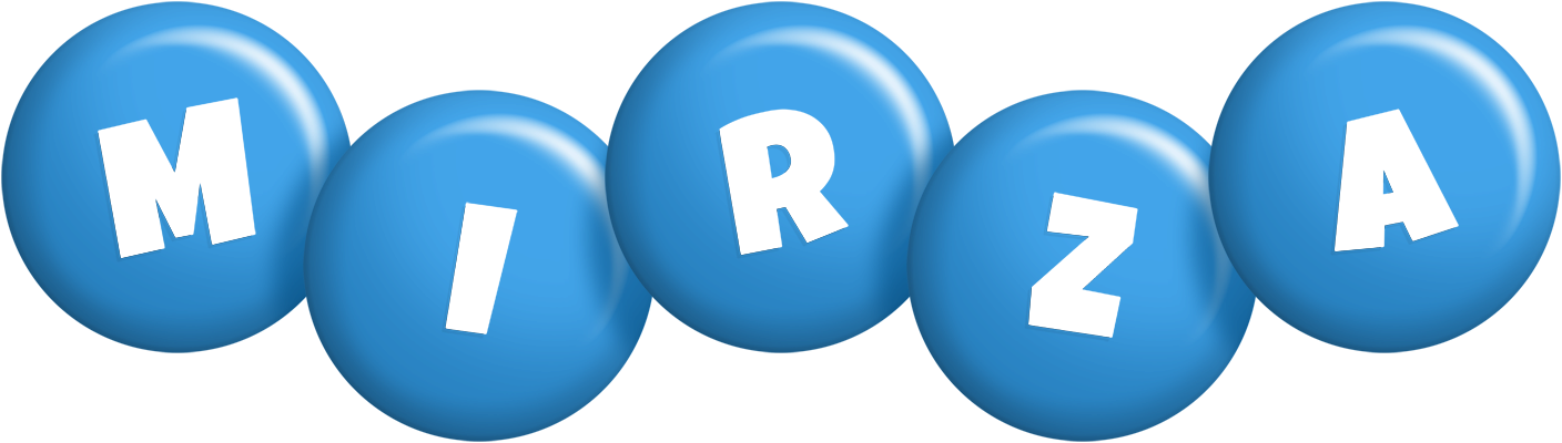 Mirza candy-blue logo