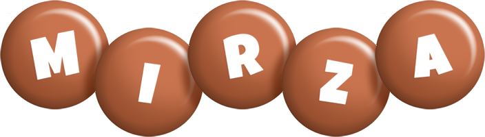 Mirza candy-brown logo