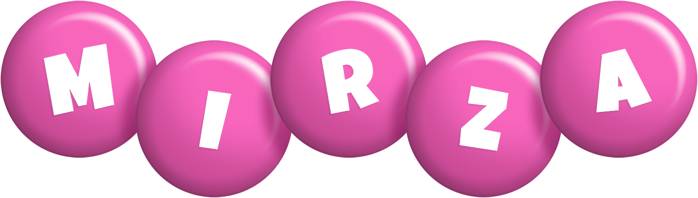 Mirza candy-pink logo