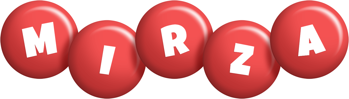 Mirza candy-red logo