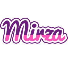 Mirza cheerful logo