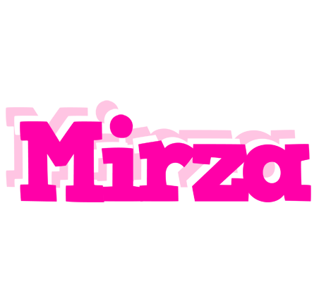 Mirza dancing logo