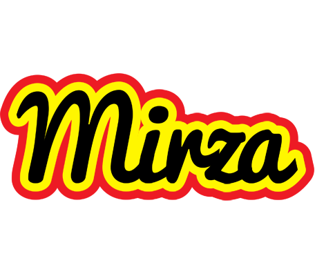 Mirza flaming logo