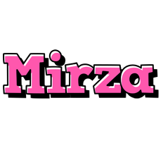 Mirza girlish logo