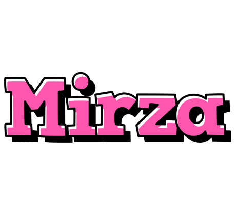 Mirza girlish logo