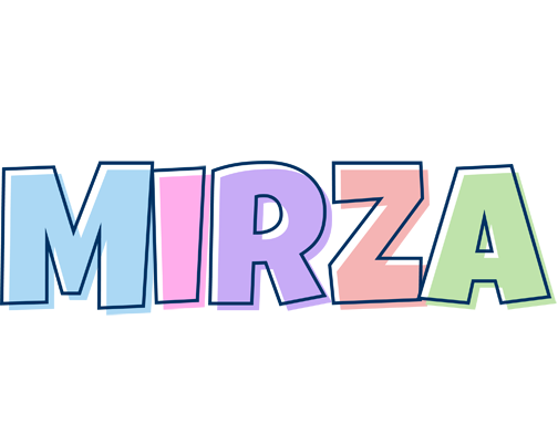 Mirza pastel logo