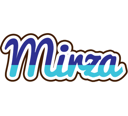 Mirza raining logo