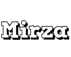 Mirza snowing logo