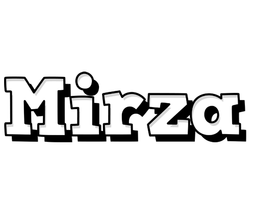 Mirza snowing logo