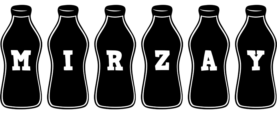 Mirzay bottle logo