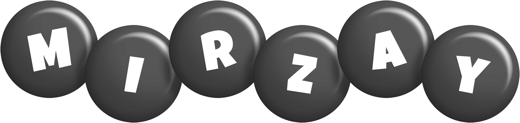 Mirzay candy-black logo