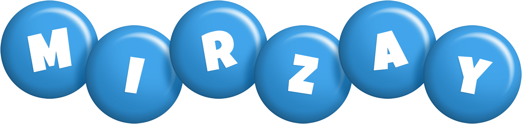 Mirzay candy-blue logo