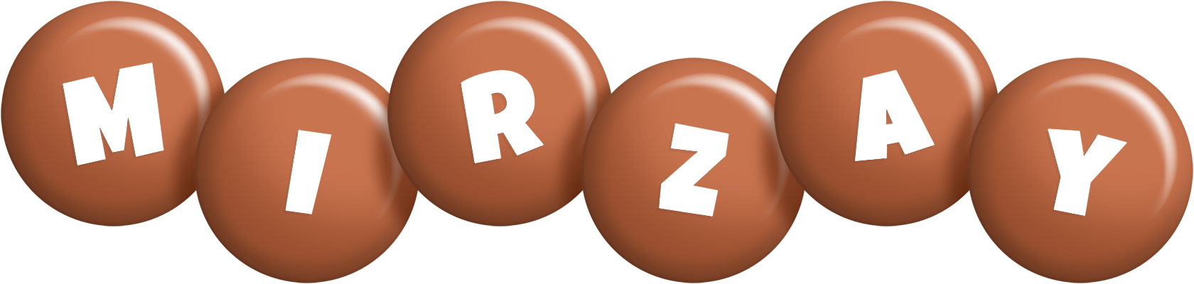 Mirzay candy-brown logo