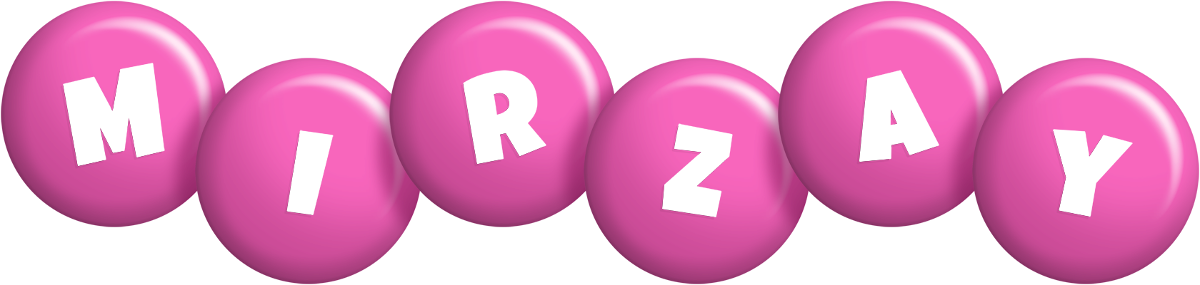 Mirzay candy-pink logo