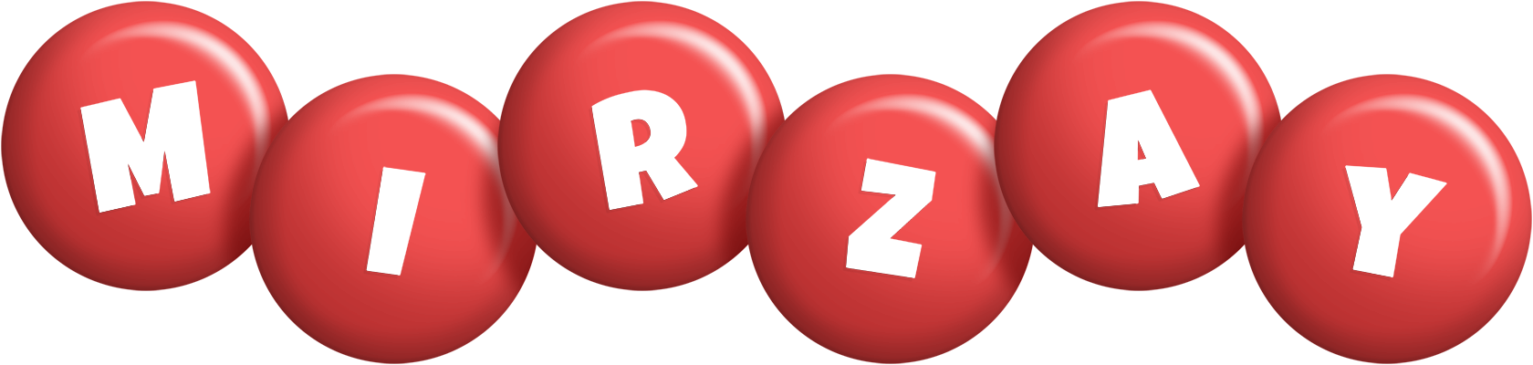 Mirzay candy-red logo