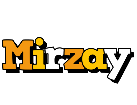 Mirzay cartoon logo
