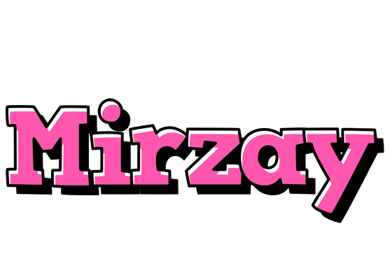 Mirzay girlish logo