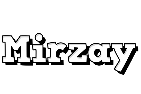 Mirzay snowing logo