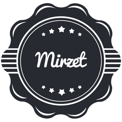 Mirzet badge logo