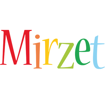 Mirzet birthday logo