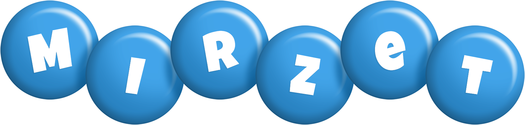 Mirzet candy-blue logo