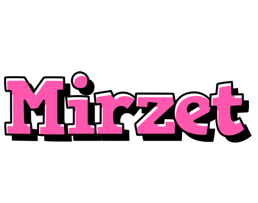 Mirzet girlish logo