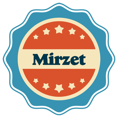 Mirzet labels logo
