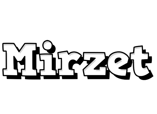 Mirzet snowing logo