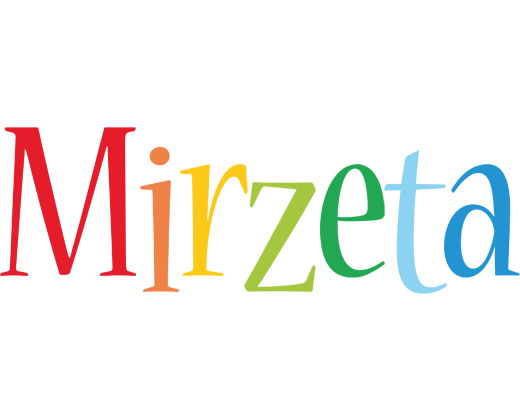 Mirzeta birthday logo