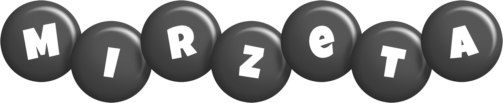 Mirzeta candy-black logo