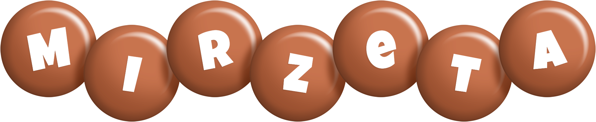 Mirzeta candy-brown logo