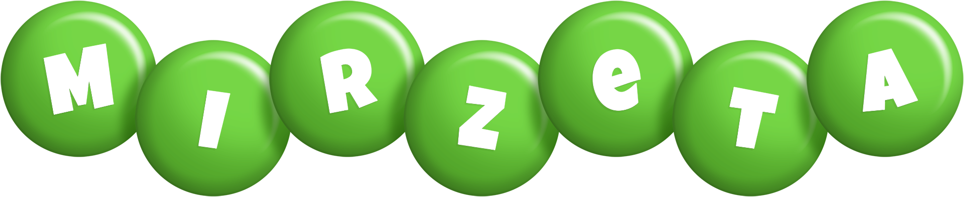 Mirzeta candy-green logo