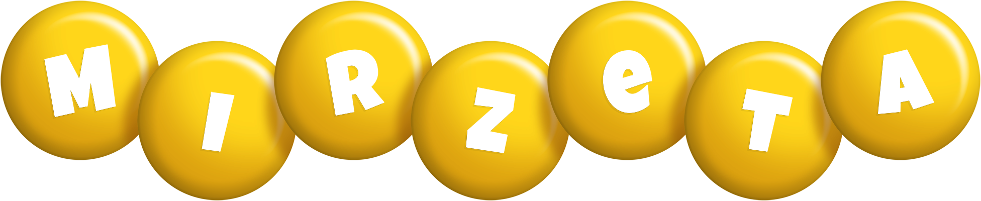 Mirzeta candy-yellow logo